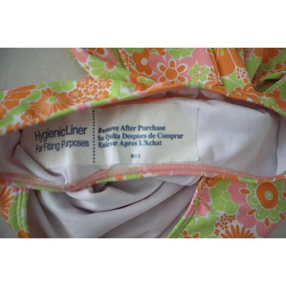 Roxy ERGWR03354 Girl's Sz 12/L Orange Last in Paradise L/S One Piece Swimsuit - Picture 9 of 10